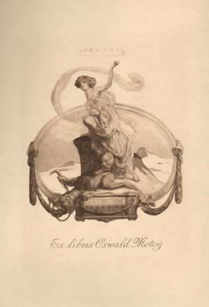 Ex libris Oswald Motog - Bayros, Franz von