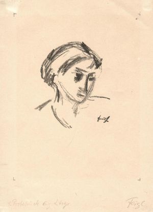 Portrét dívky - Feigl, Friedrich