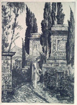 Ex libris Dr. Georg Burckhard - Stoehr, August