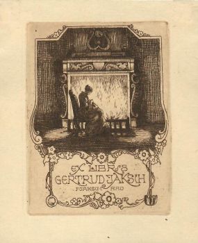 Ex libris Gertrud Jaksh