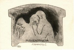 [Ex libris] MUDr. A. Horáková - Komárek, Vladimír