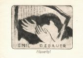 [Ex libris] Emil Gebauer - Komárek, Vladimír