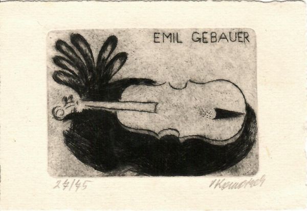 [Ex libris] Emil Gebauer