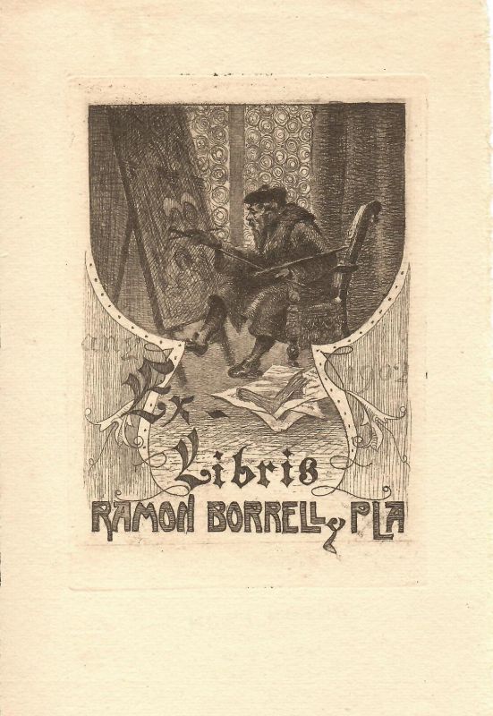 Ex libris Ramon Borrell I Pla 