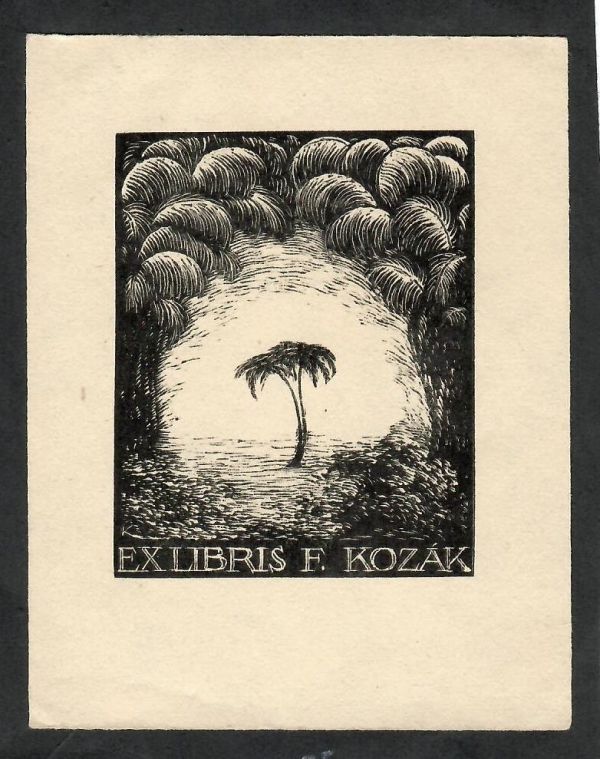 Ex libris F. Kozák