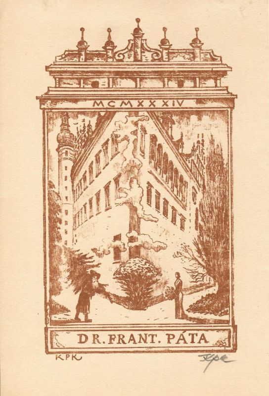 Ex libris Dr. Frant. Páta
