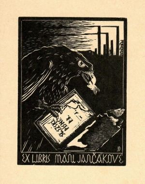 Ex libris Máni Jančákové - Dobrovolský, Jaroslav