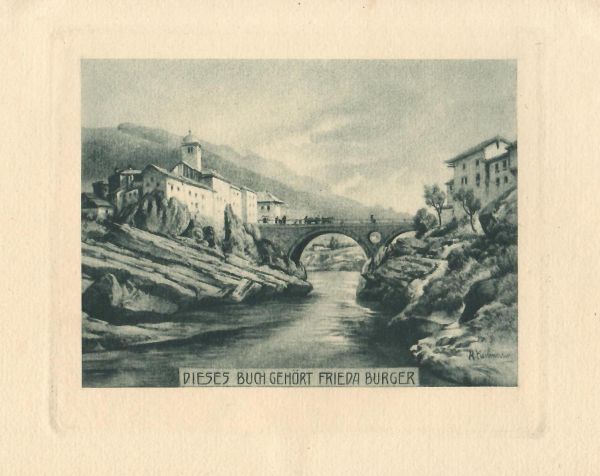 Dieses Buch gehört Frieda Burger