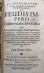 Jo. Guilielmi Itteri Jurium Licentiati et Advocati Moeno-Francofurtensis, de Feudis imperii Commentatio Methodica Qua Non  tantum ex Jure Feudorum Longobardico, sed et Publicis  atque Pragmaticis Imp. Sanctionibus, Historia Germanica, .......... - Itter Johann Wilhelm