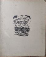 Häuser Bäume Menschen. Zehn Steindrücke. - Plünnecke, Wilhelm