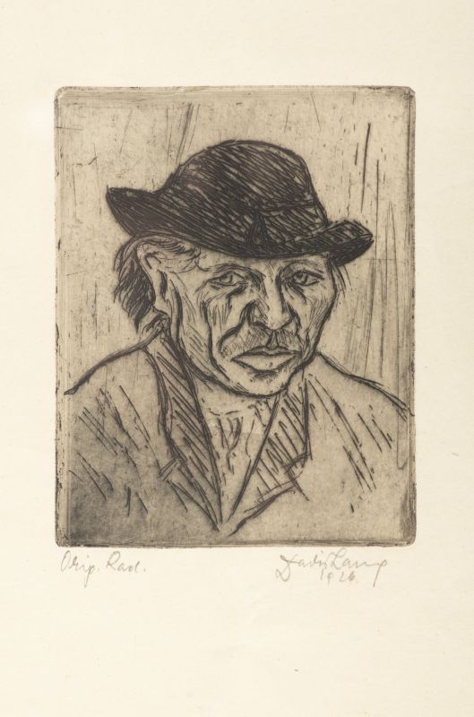 Portrét muže v klobouku