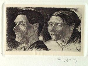 Dvě studie hlav - Klotz, Ernst