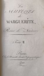 Les NOUVELLES de MARGUERITE, Reine de Navarre. (Heptameron françois.) Tome II. + III. - Marguerite de Navarre
