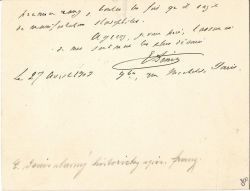 Vzkaz neznámému adresátu.