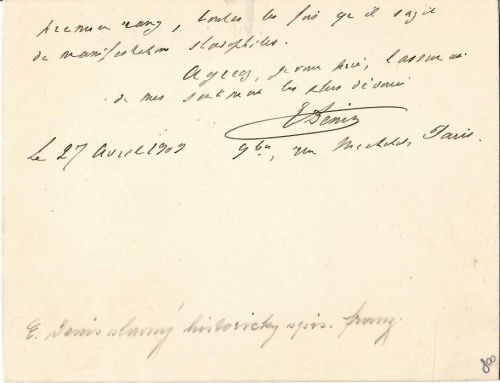 Vzkaz neznámému adresátu.