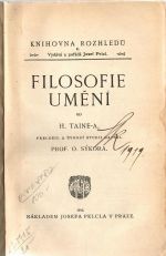 Filosofie umění.  - Taine, Hippolite