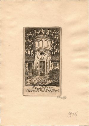Ex libris. 10 leptů a linorytů z r. 1925-27. - Votlučka, Karel