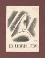 Ex libris: E. W. (Ella Weisbergerová) - Čapek, Josef