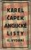 Anglické listy. - Čapek, Karel