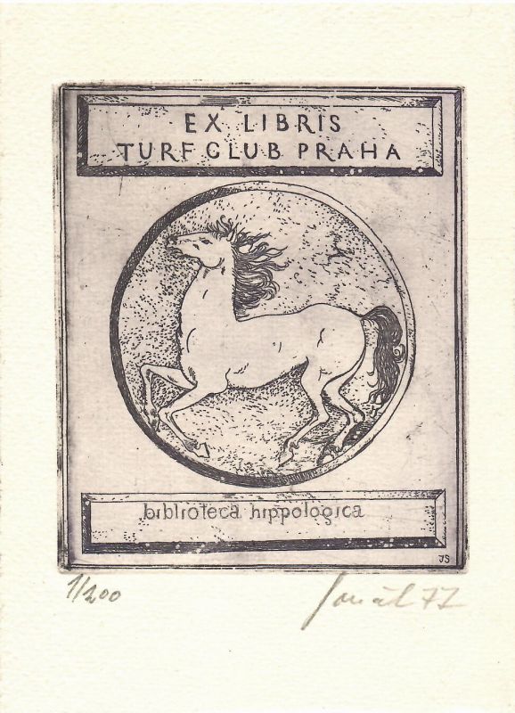Ex libris Turf Club Praha