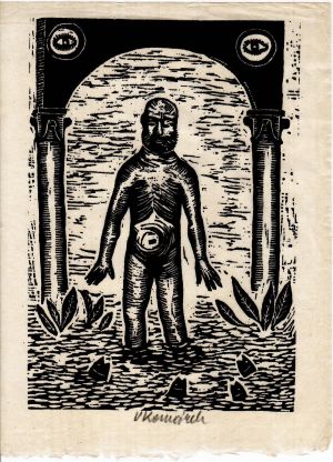 Sv. František loví ryby - Komárek, Vladimír