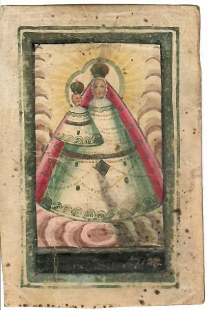 P. Maria s Jezulátkem v náruči - uvedení, Bez