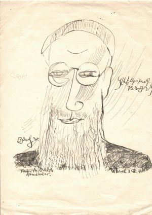 Portrét pátera A. Oskiana - Wessel, Willy