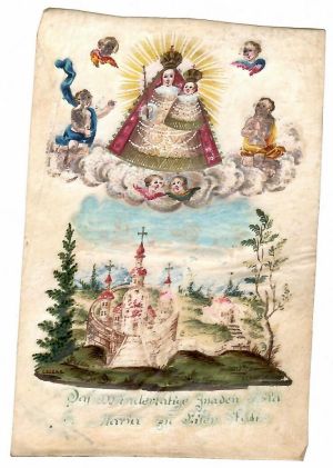 Das Mindertatige Gnaden Bild Maria zu (...) - uvedení, Bez