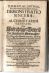DEMONSTRATIO SINCERA, DE ALCHIMISTARUM VANITATE, Oder Aufrichtiger Beweiß Der Eitelkeit der Goldmacher, Da selbige ohne Grund vorgeben, mit dem Stein der Weisen nicht nur Gold zu machen, sondern auch mit dem Menstruo Universali das Gold radicaliter zu solviren, und mit denen Gold=Tincturen, theils fast alle, ja sonsten incurable Zustände zu curieren, Theils den Menschen vor Kranckheiten zu praeserviren und zu einem hohen Alter zubringen. Welchem beygefüget ist, eine Anweisung und Information, wie ein Mensch, durch observirung einer guten Diaet, und Gebrauch einiger gar wenigen außerleseuen Medicamenten, ohne die Gold=Tincturen, sich gesung conversiren, zu einem hohen Alter gelangen, und vor allerhand Arthen Kranckheiten, auf das möglichste praeserviren, und sein eigner Medicus sein könne. - Düttel, Philipp Jacob