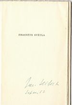Zhasněte světla (Lyrické glosy). - Seifert, Jaroslav