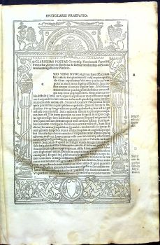 Librorum Francisci Petrarche Impressorum Annotatio.
