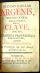 JOANNIS BARCLAII ARGENIS, Figuris aeneis adillustrata , suffixo CLAVE, hoc est, Nominum Propriorum Explicatione, atque Indice Locupletissimo. Cum Privilegio Sac. Caes. Majest. et Electoris Saxoniae. - Barclay, John
