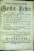Sieben abentheuerliche Sätze in der Geister=Lehre dieses aufgeklärten Jahrhunderts: I. Die Fürsten, und Mächte der Finterniß ohne alle natürliche Würckungs=Kraft in die Körper: II. Die verworssene Geistere taugliche Werckzeug GOttes zur übernatürlichen Gab, Wunder zu thun: III. Die sichtbare Erscheinungen des Satans, entweder ein leeres Nichts, oder ein Wunderwerck: IV. Die aberglaubische Handlungen ohne teuflische Gemeinschfft, und Mitwürckung, Sünddenfrey: V. Die Hexereyen ohne Bündniß mit dem Satan, ein ohnsträflicher Aberwitz: VI. Die Zauberreyen, würckungslose Unternehmen, oder unschuldige Charlatanerie, und Grossprecherey: VII. Der teuflische Besitzungen jetziger Zeiten, entweder Betrug, oder Kranckheit, oder Einbildung: Aber Von allem, was in der Religion Heiliges, in der Gottesgelerthheit ohntriegliches, in der Historie glaubwürdiges, in der Rechtswissenschafft bewährtes, und in der Weltweißheit gründliches anzutreffen, als unächt mißkennet, und verworffen, durch verschiedene S - 