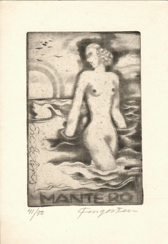 Ex libris Mantero