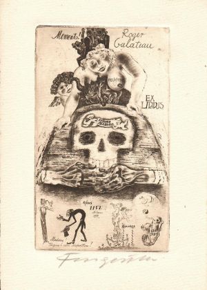 Ex libris Roger Galateau (Memento!) - Fingesten, Michel