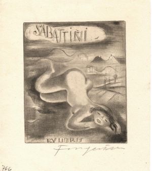 Ex libris Sabattini - Fingesten, Michel