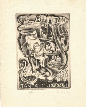 Ex libris Gigi Raimondo (Panta gnomena)