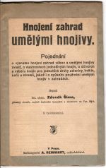 Hnojení zahrad umělými hnojivy.  - Šíma, Zdeněk