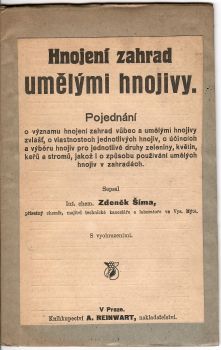 Hnojení zahrad umělými hnojivy. 