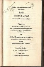 Kniha vžitečná y kratochwilná, genž slowe: Rada wsselikých Zwjřat nerozumných neb zhowadilých, y Ptactwa, kterau člowěku wsselikého powplánj dáwagj, w čemby gegich přirozenj následowati, a gakých powah k zpráwě žiwota dobrého se wystřjhati měl. Od Giřjho Malantrycha z Awentýnu. Pro wzáctnost a wýbornost nynj po čwrté wydaná. - 
