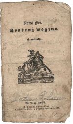 Nowá pjseň. Laučenj wogjna od milenky. - 