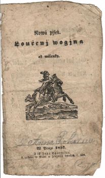 Nowá pjseň. Laučenj wogjna od milenky.