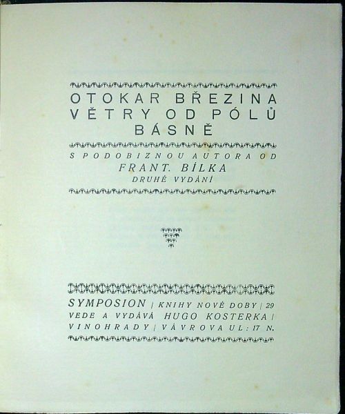 Větry od pólů. Básně.