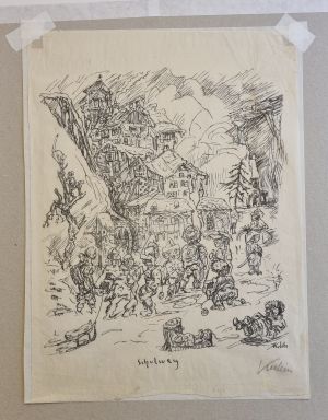 Schulweg - Kubin, Alfred