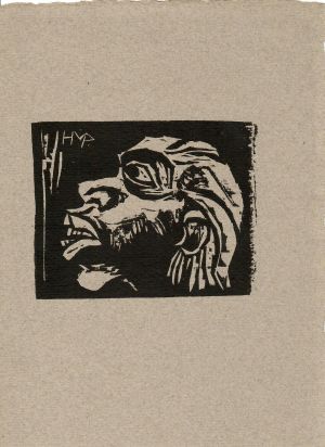 Die Maske - Kopf - Pechstein, Max