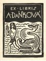 Ex libris A. Daňková - Tichý, František