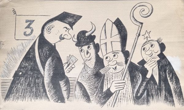 Poslyšte, pane průvodčí, když jsme nadpozemští zjevové, platíme taky korunu dvacet?