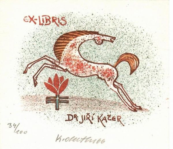 Ex libris Dr. Jiří Kačer