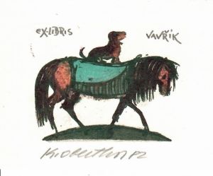 Ex libris Vavřík - Oberthor, Karel