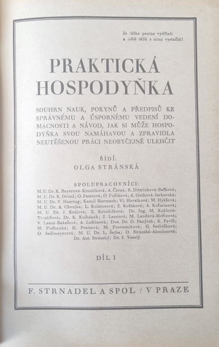 Praktická hospodyňka. 